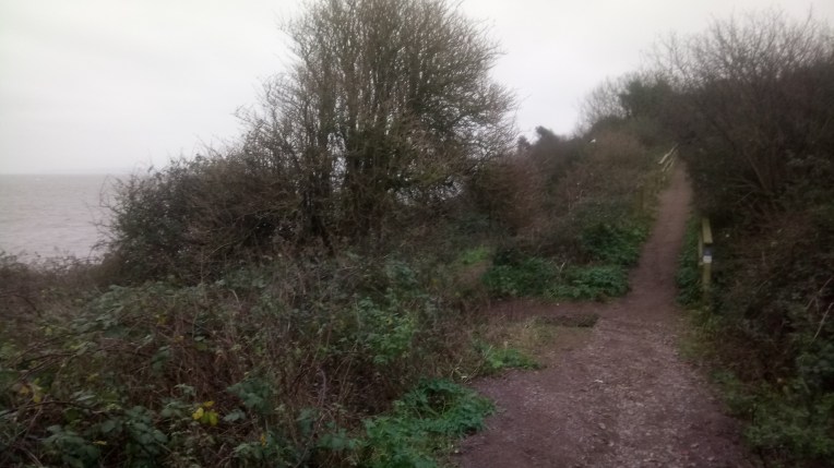 Approaching Lavernock Point